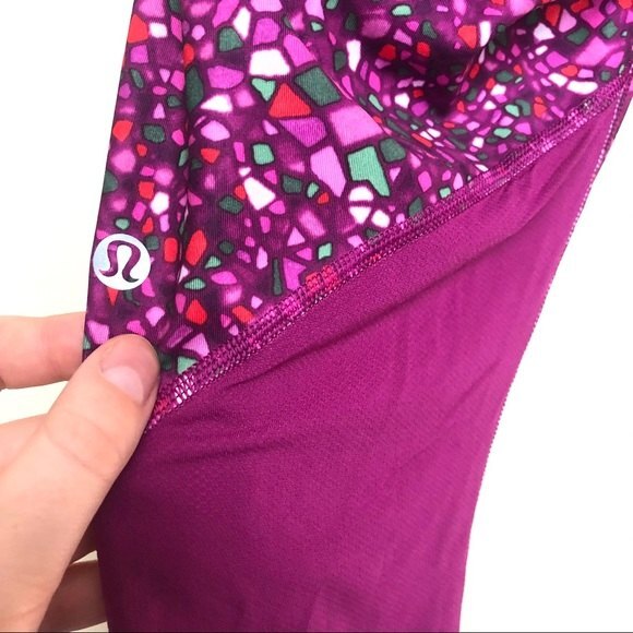 Lululemon Paradise Camo Real Quick Crop Leggings Size 6 - Picture 9 of 16